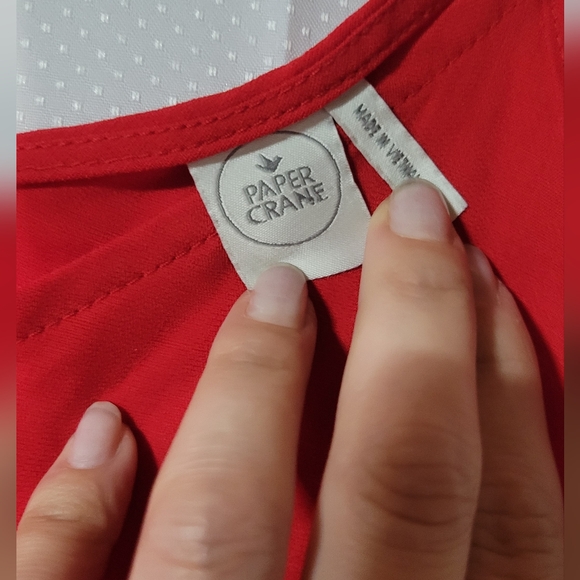 Paper Crane tank top - Picture 2 of 3